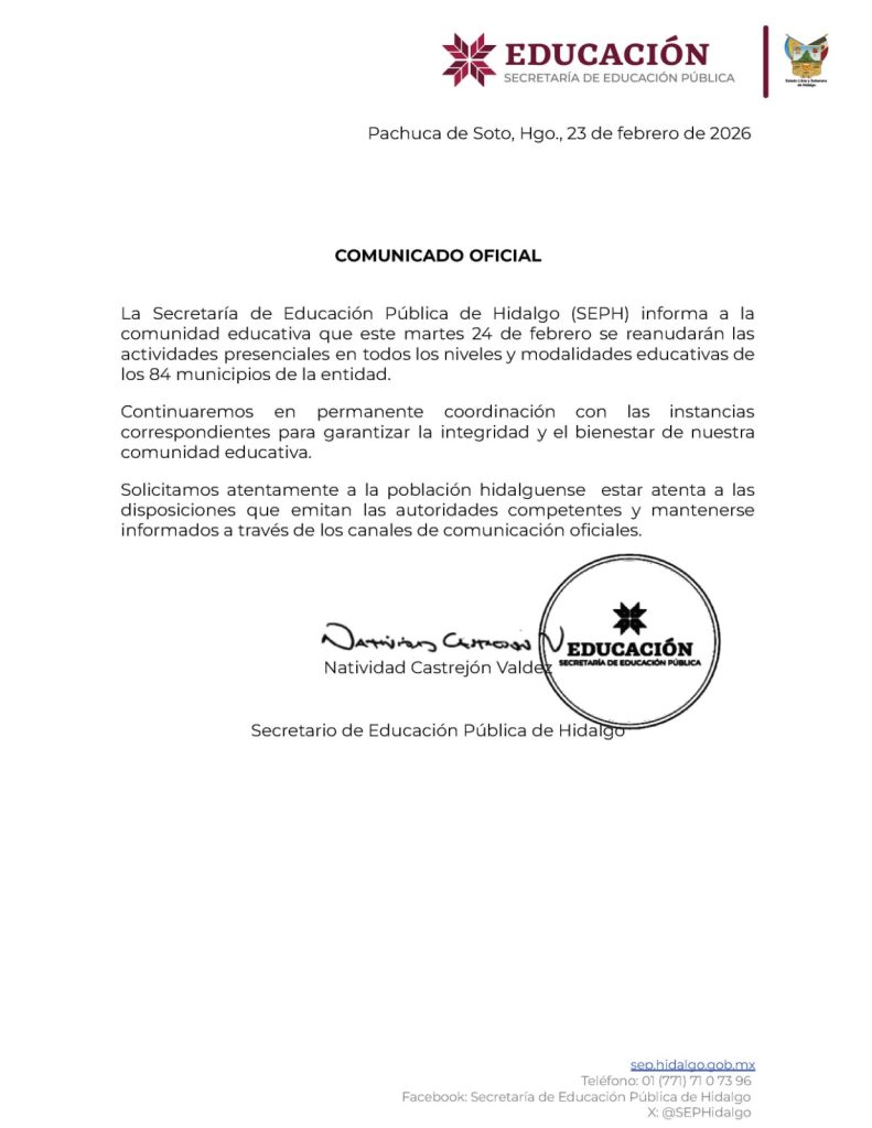 estados-regresan-clases-presenciales-tras-bloqueos-muerte-del-mencho-hidalgo