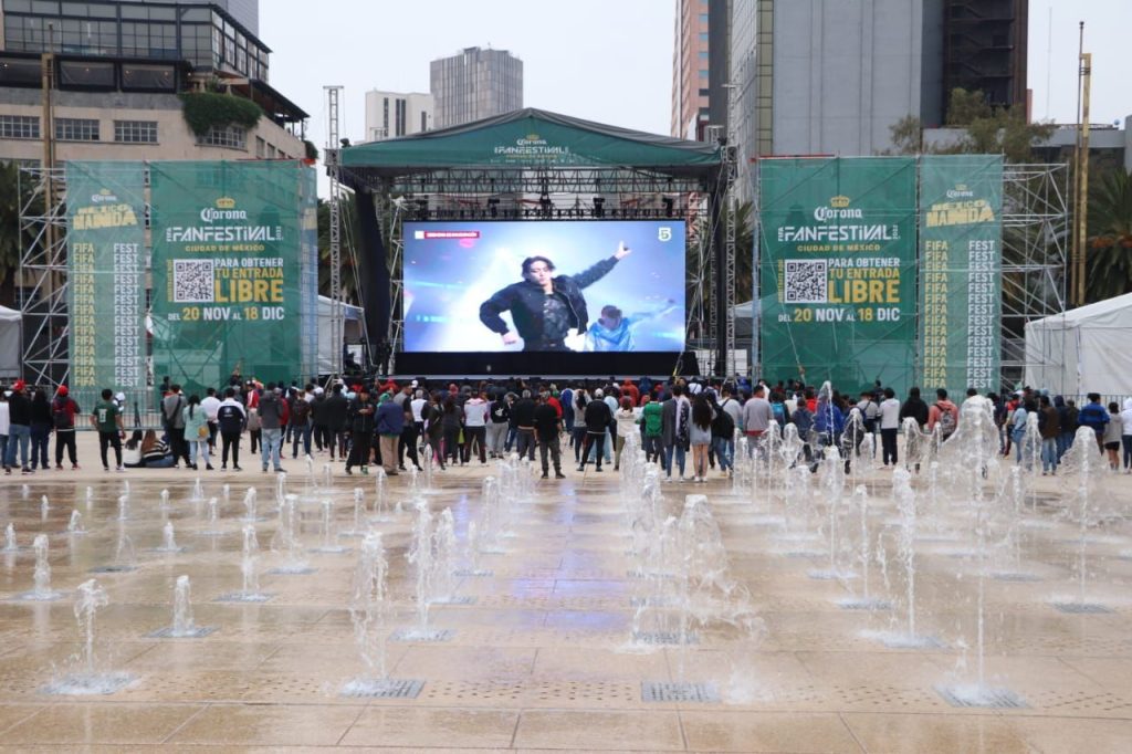 Fan fest Qatar 2022 en México