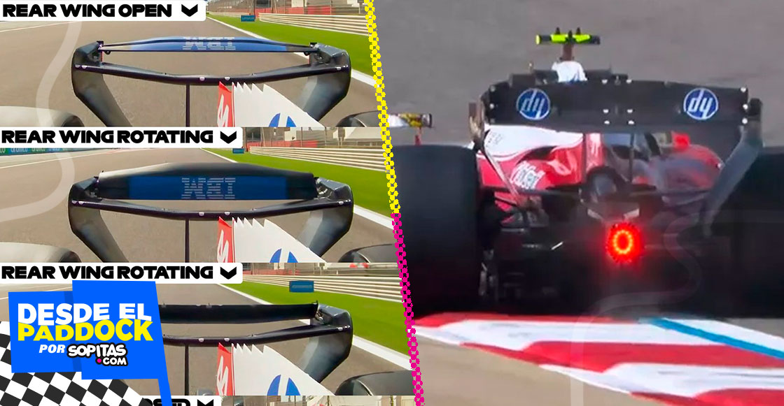 Alerón trasero de Ferrari