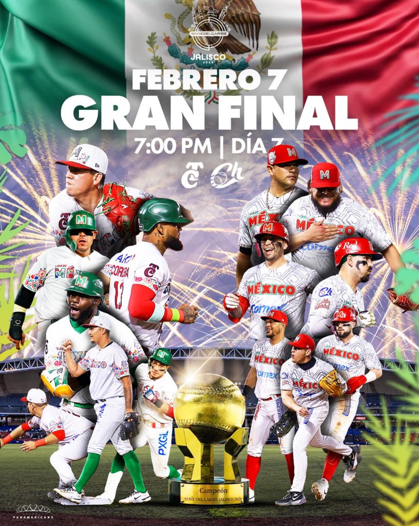 ¡México es campeón de la Serie del Caribe! Checa dónde ver la final entre Charros y Tomateros