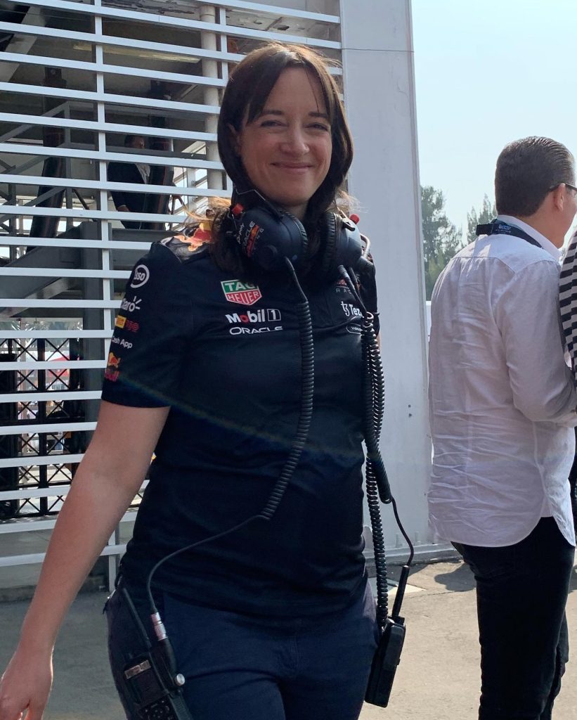 Hannah Schmitz, jefa de estrategia de Red Bull