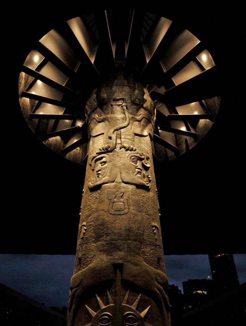 Pequeño homenaje a El Paraguas, la icónica fuente del Museo Nacional de Antropología