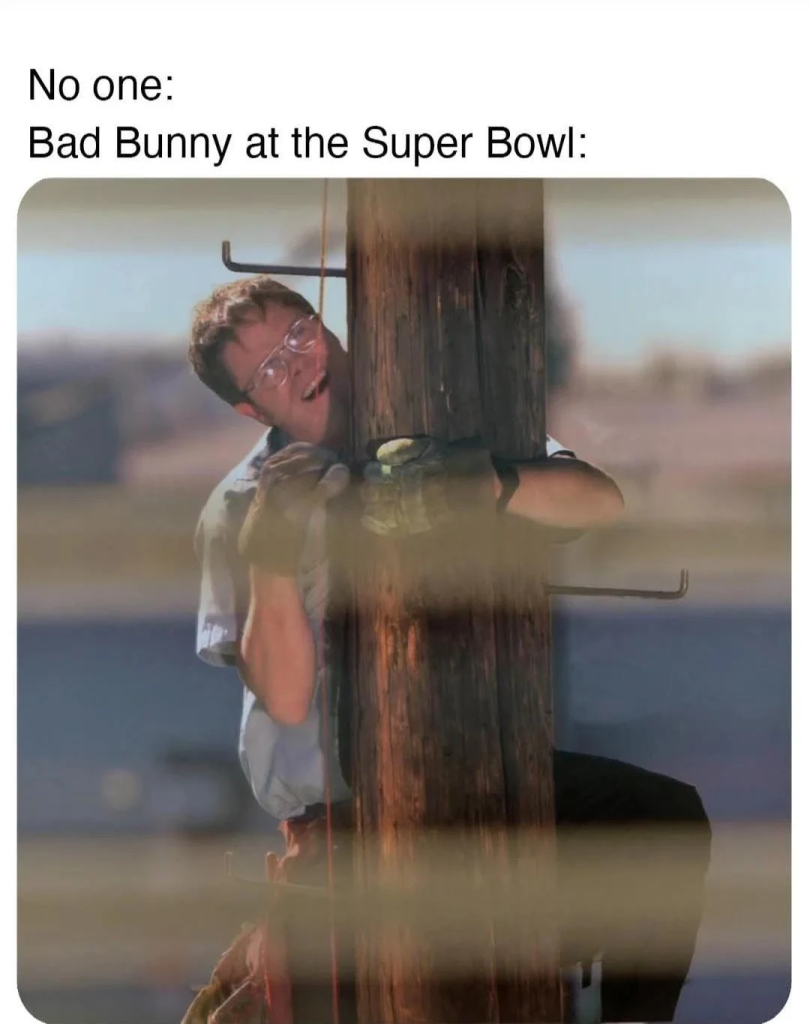 Super Bowl LX memes | Bad Bunny