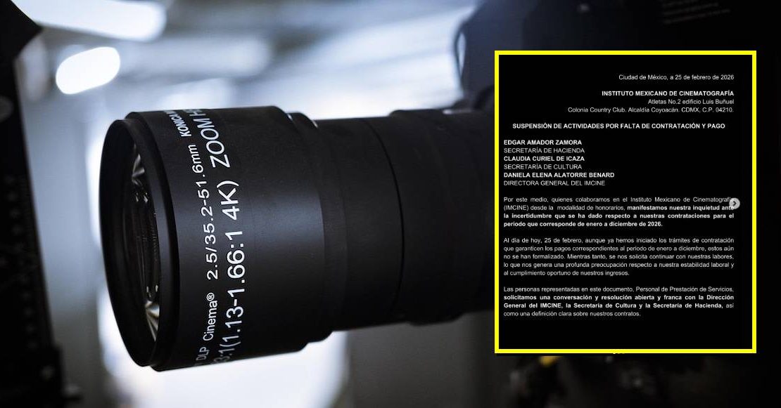 Trabajadores de IMCINE anuncian paro a partir del 1° de marzo, ¿por qué?