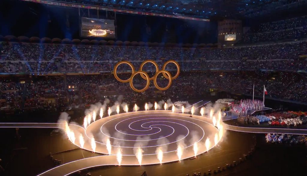 Los momentos que marcaron la inauguración de los Juegos Olímpicos de Invierno