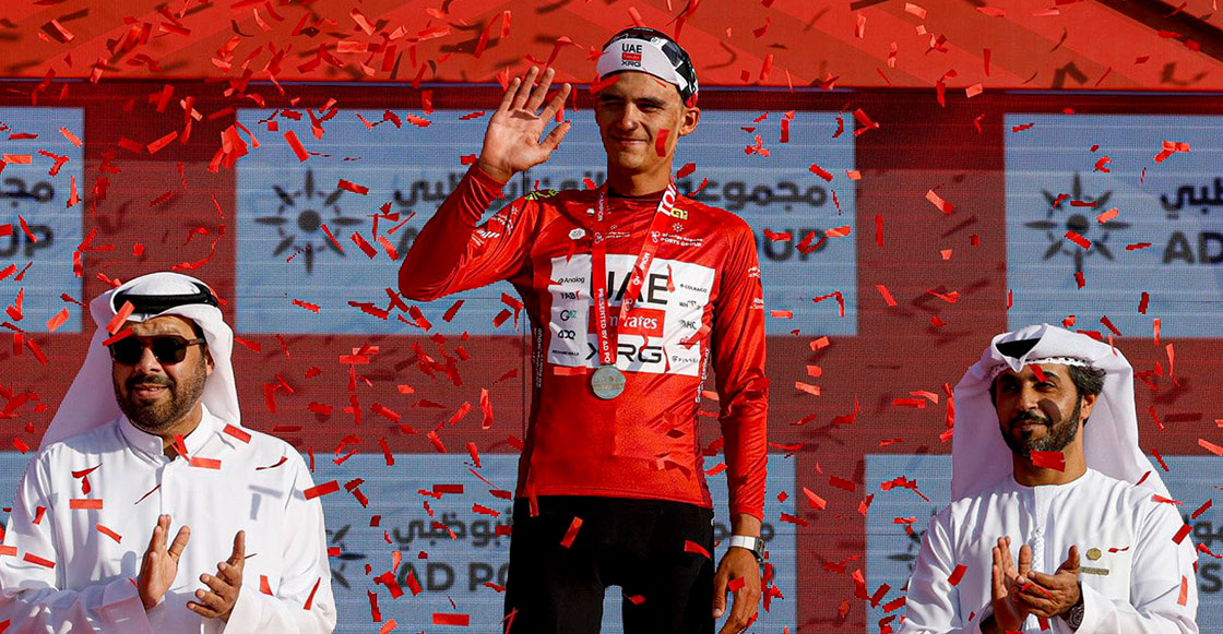 Isaacl del Toro, campeón del UAE Tour