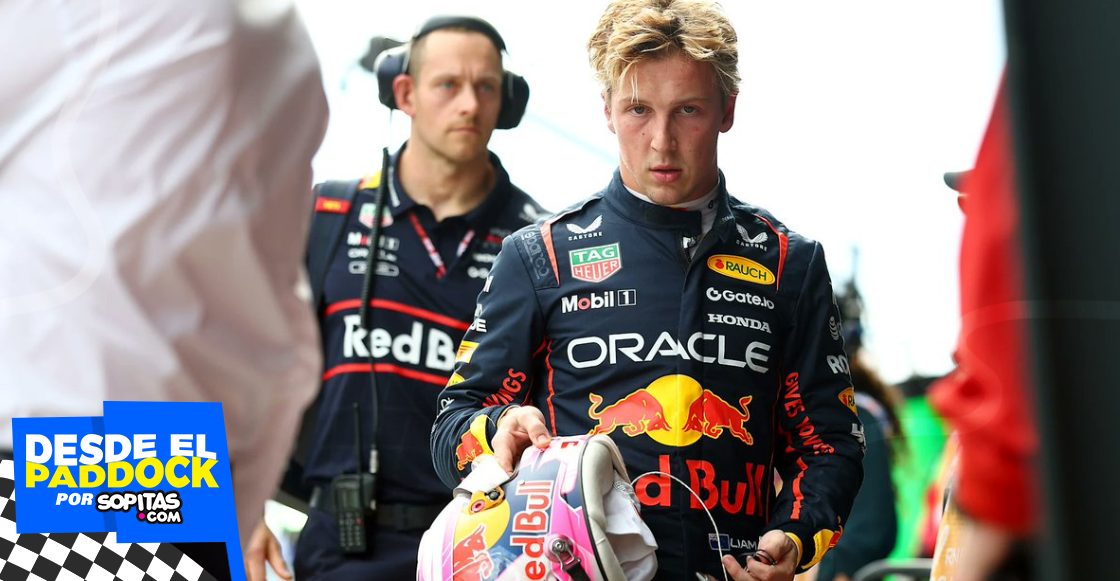 Liam Lawson y el hate que le llovió por pintarle el dedo a Checo Pérez en México