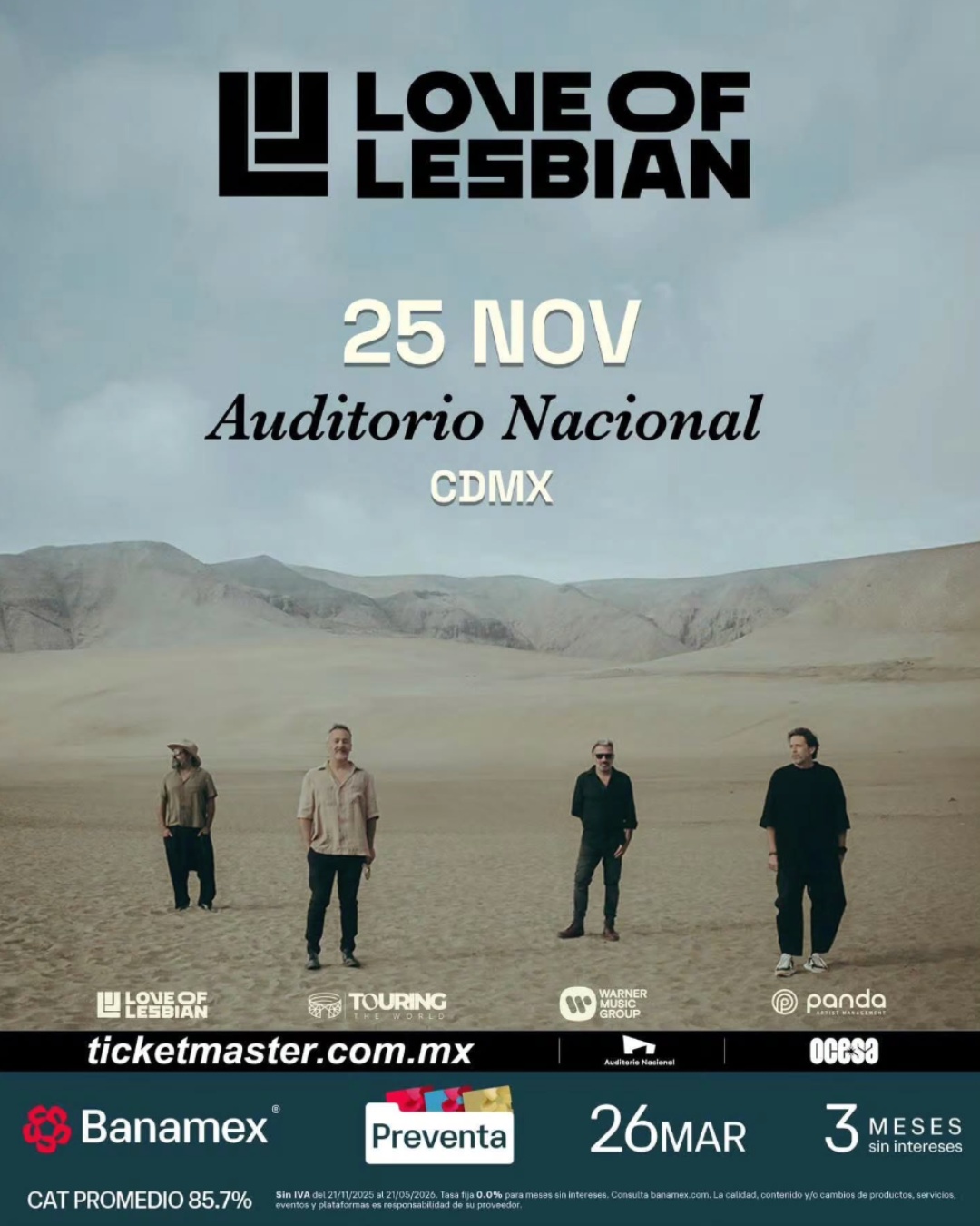 Love Of Lesbian en el Auditorio Nacional