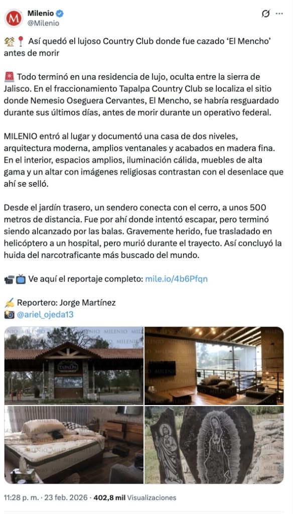 El último escondite del Mencho en Tapalpa