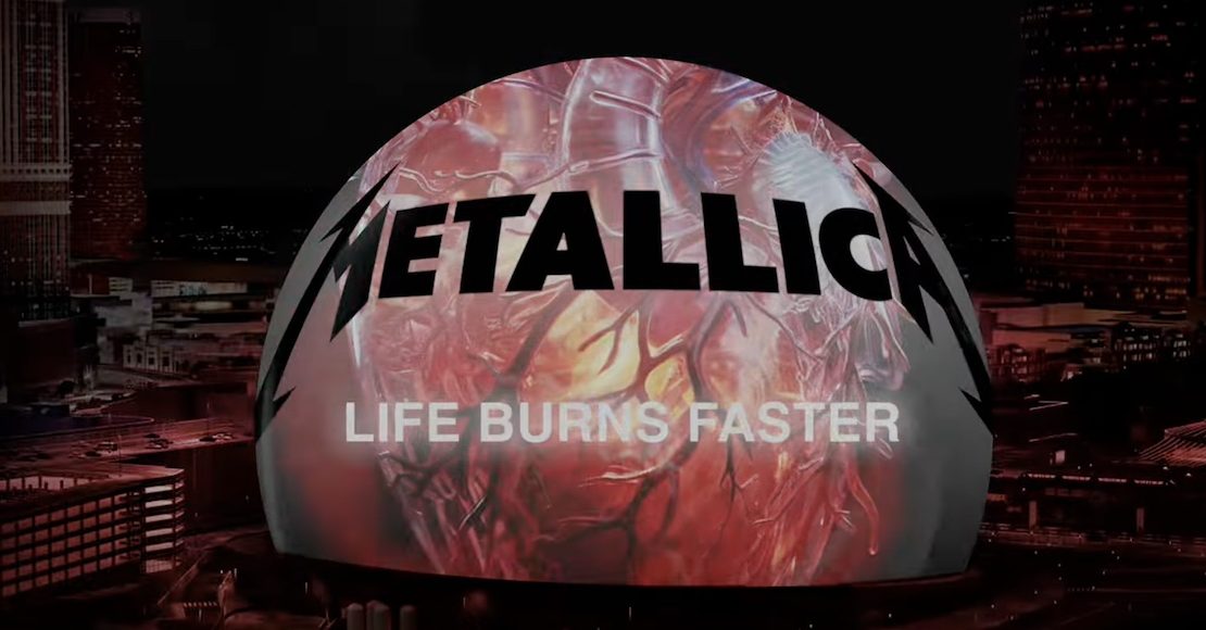 Life Burns Faster: ¡Metallica confirma residencia en La Esfera de Las Vegas!