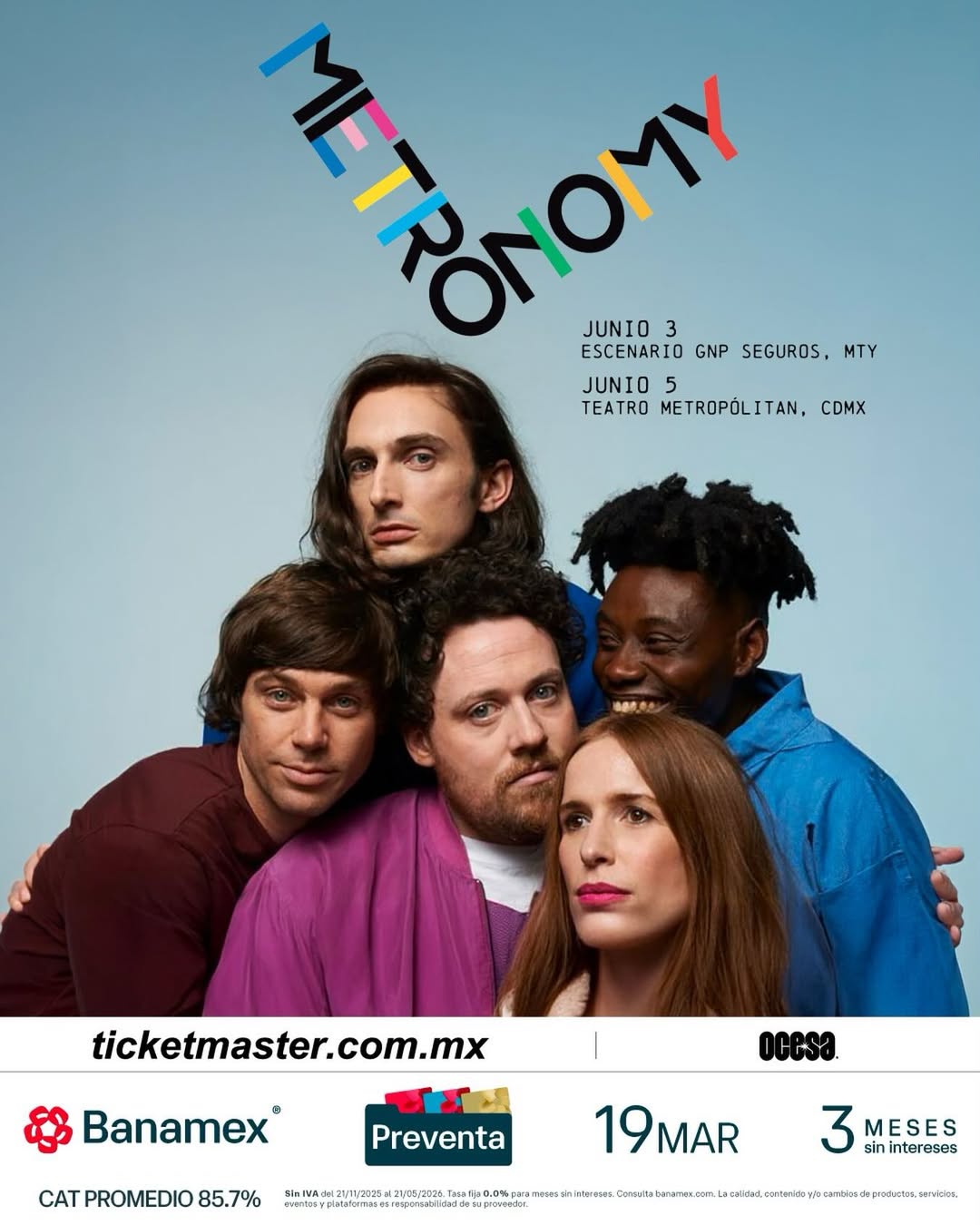 Metronomy en México: Monterrey y CDMX