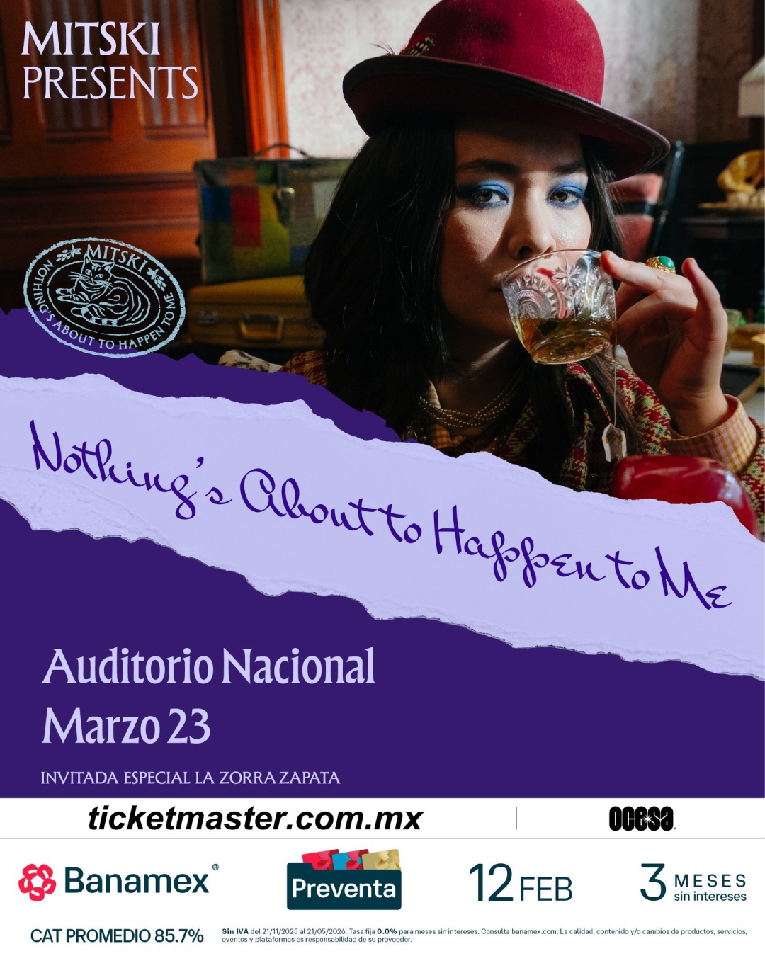 Mitski en México – Auditorio Nacional