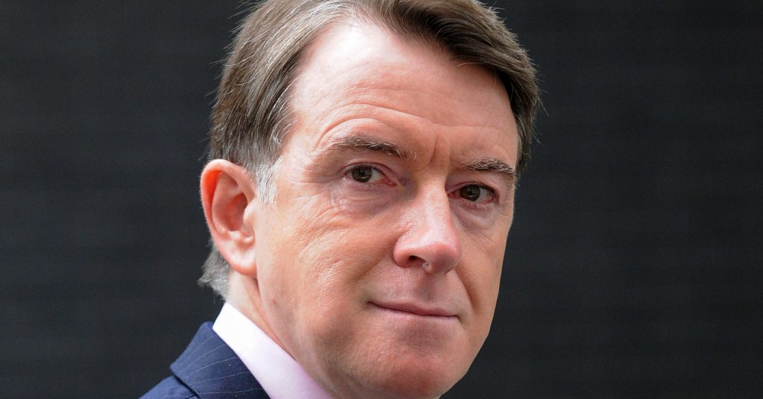 Otro detenido por el caso Epstein: Detienen al exministro Peter Mandelson