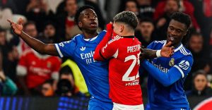 Prestianni no jugará el partido de vuelta contra Real Madrid