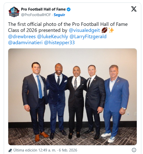 Salón de la Fama de la NFL 2026