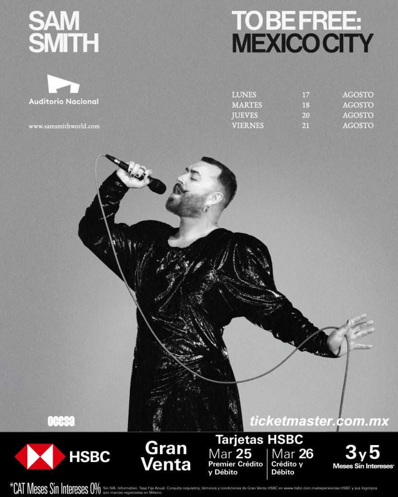 sam smith mexico 2026