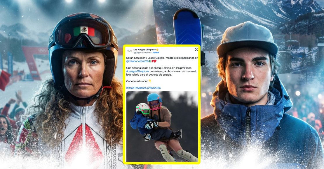 Sarah Schleper y Lasse Gaxiola: Cuando madre e hijo se encuentran en los Juegos Olímpicos de Invierno