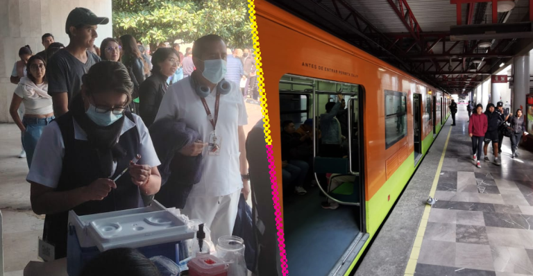 Habrá puestos de vacunación contra el sarampión en el transporte público: Checa las estaciones