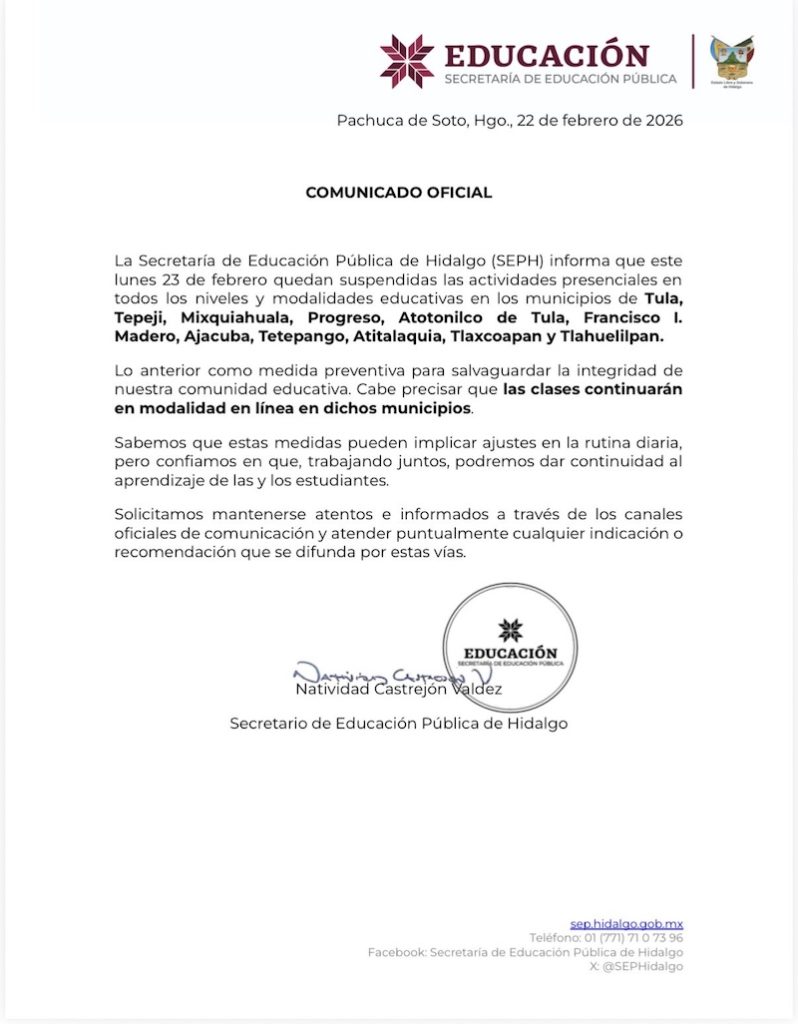 Suspensión de clases