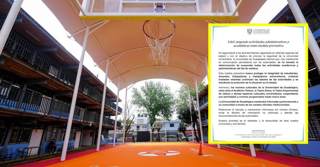 Qué estados suspenden clases tras bloqueos y muerte del Mencho