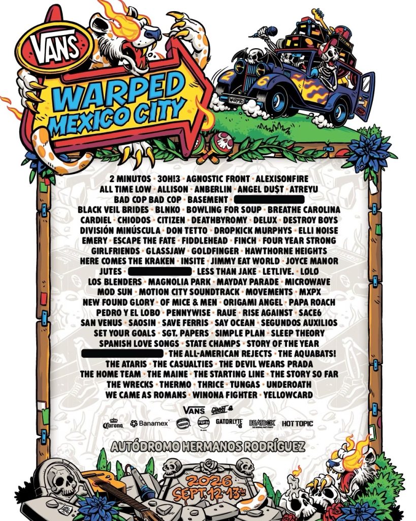 vans warped tour mexico 2026