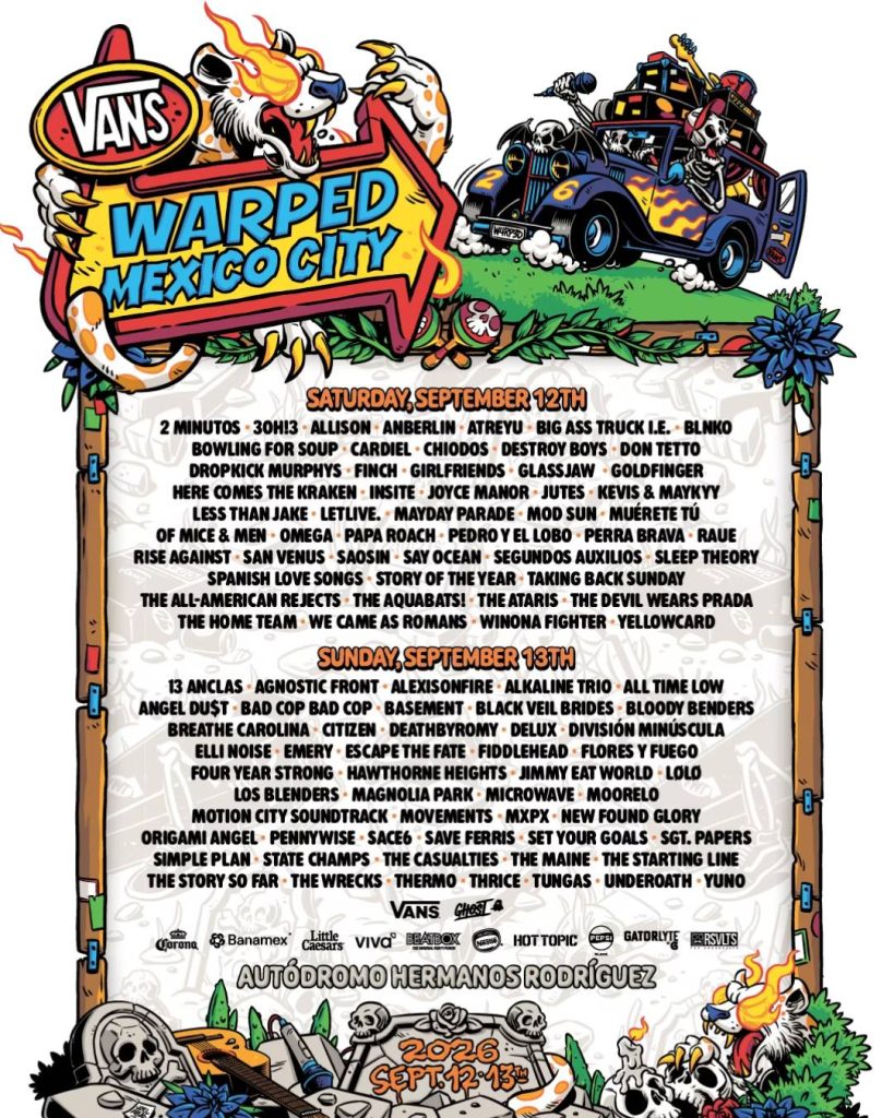 warped tour mexico 2026