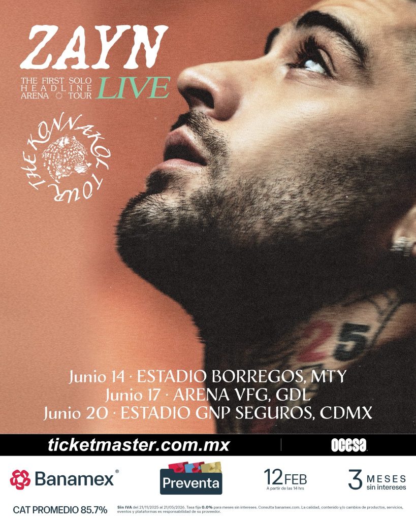 Zayn tour 2026