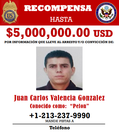 Juan Carlos Valencia, estadounidense e hijastro del Mencho, sería su sucesor como líder del CJNG