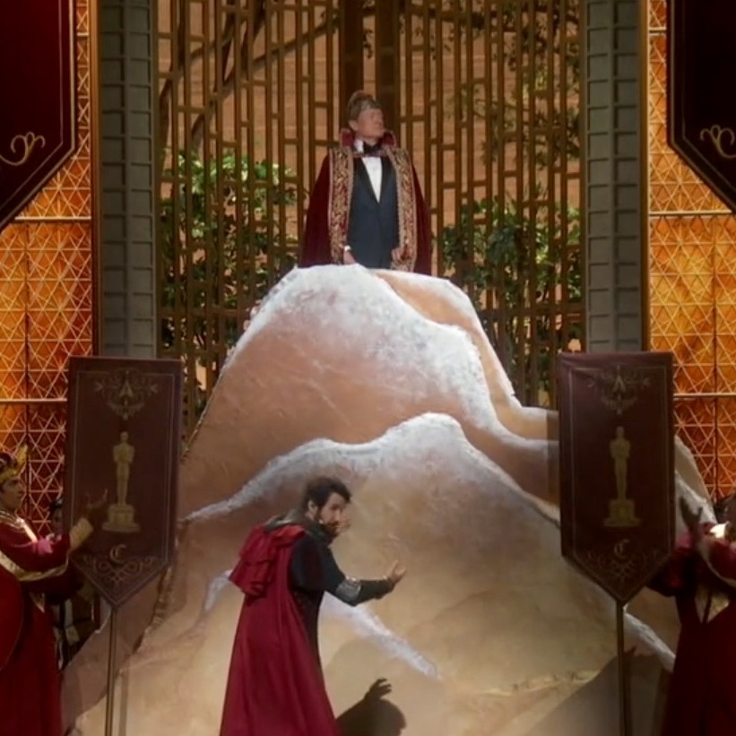 Conan O'Brien y Josh Gobran en la ceremonia de los premios Oscar 2026