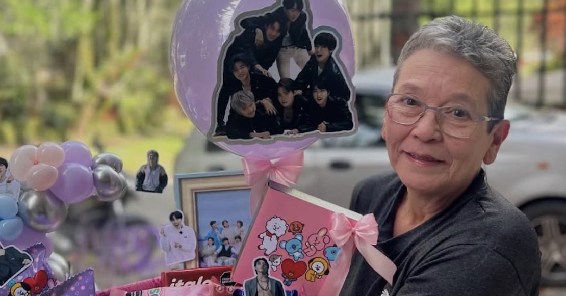 “Abuela ARMY” viajó desde Colombia a Corea del Sur para ver a BTS