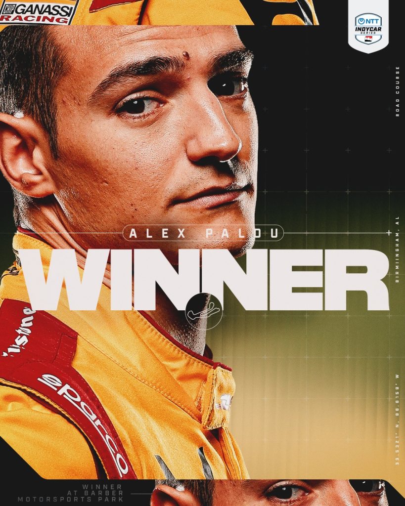 Alex Palou ganó en Alabama