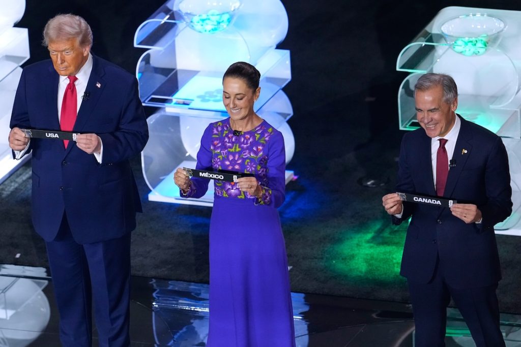 Los presidentes de los países sede del Mundial 2026