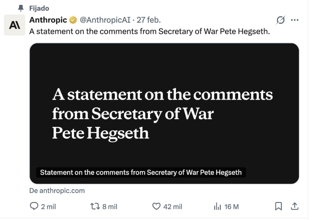 4 puntos de la batalla por la Inteligencia Artificial entre Anthropic, OpenAI y Trump