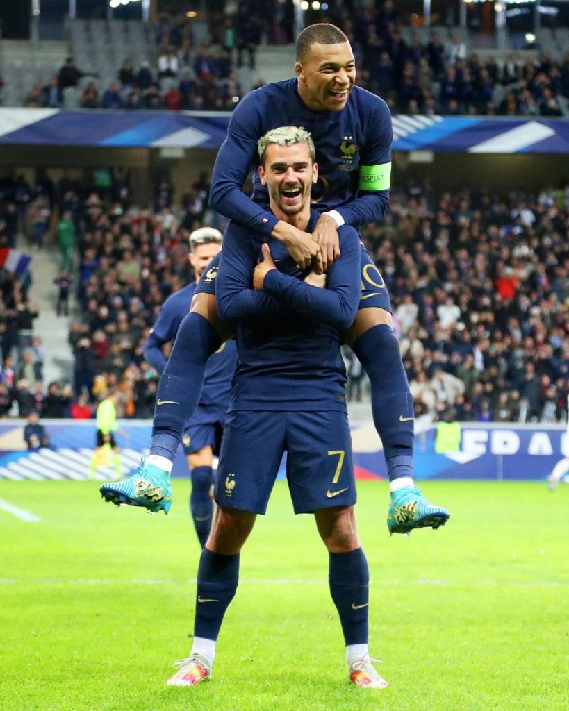 Griezmann en su último partido con Francia