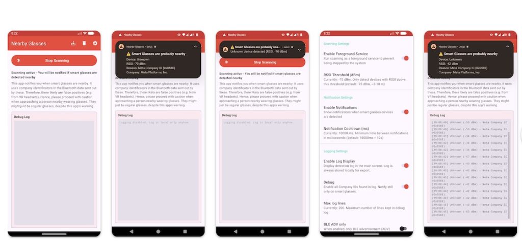 Activa el modo conspiranoico: Esta app te dice si te están grabando, ¿con lentes inteligentes?