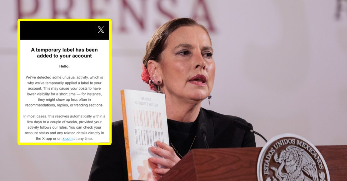 “Lower visibility”: Beatriz Gutiérrez Müller se le planta a Elon Musk y lo reta en X