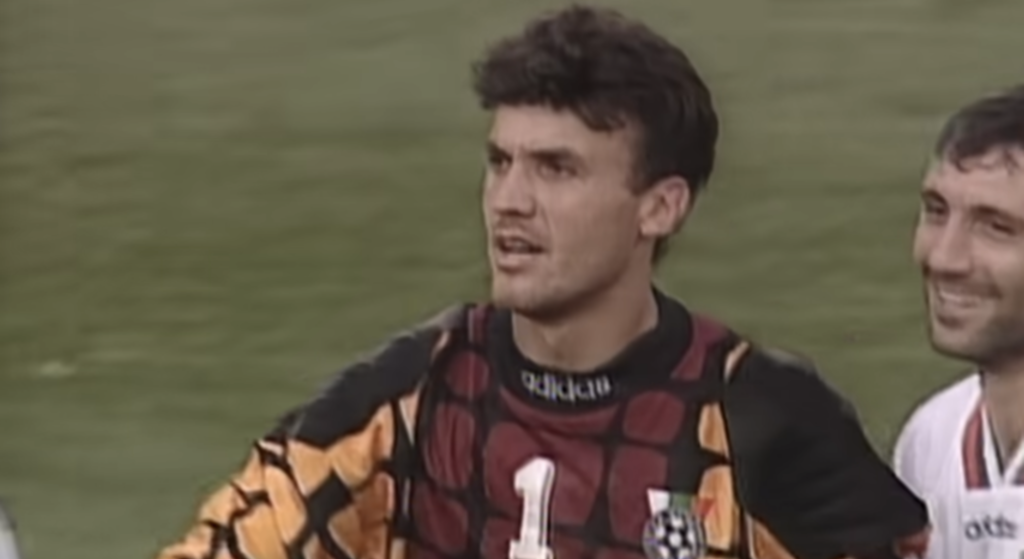 Borislav Mijailov portero de Bulgaria