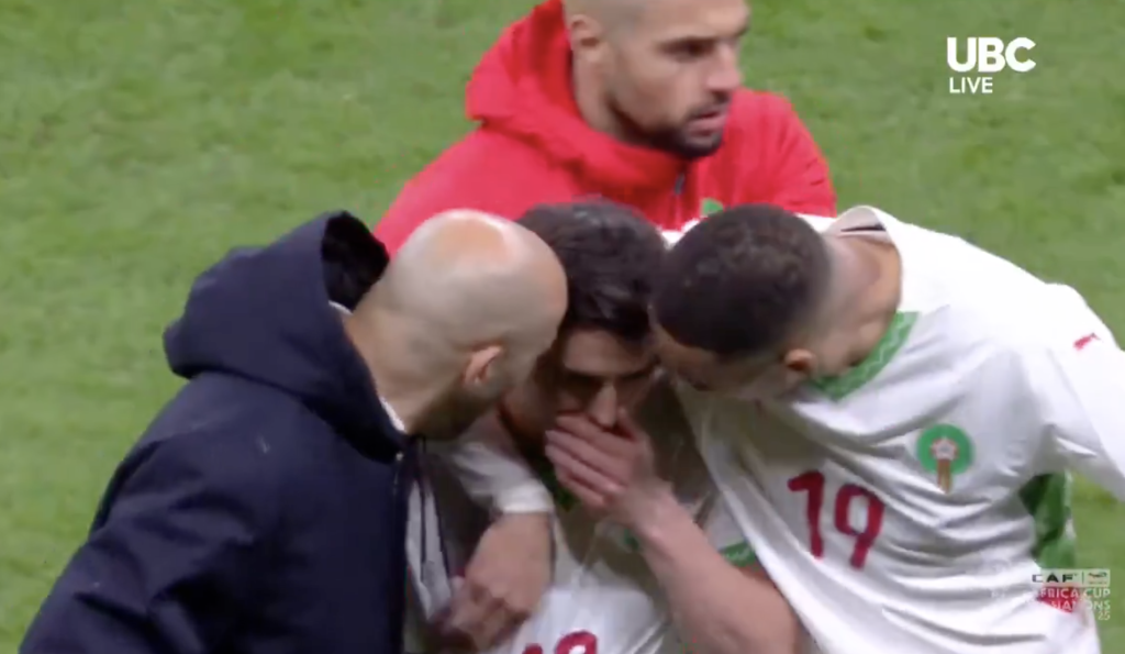 Brahim tras fallar el penal con Marruecos