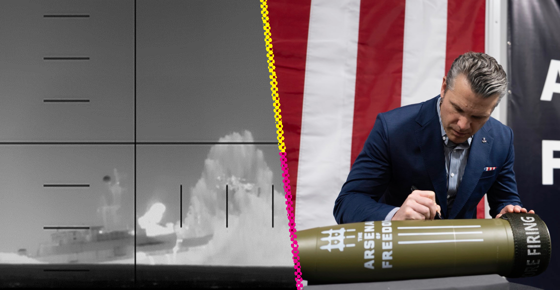 Estados Unidos presume que hundió buque de Irán con decenas de muertos