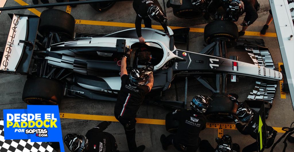 El Cadillac número 11 de Checo Pérez