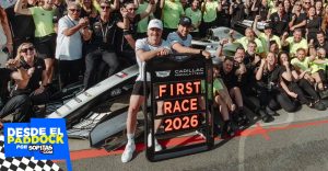 Checo Pérez tras la carrera en Australia