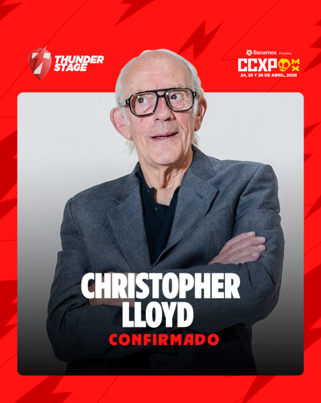 Christopher Lloyd estará en la CCXP México 2026