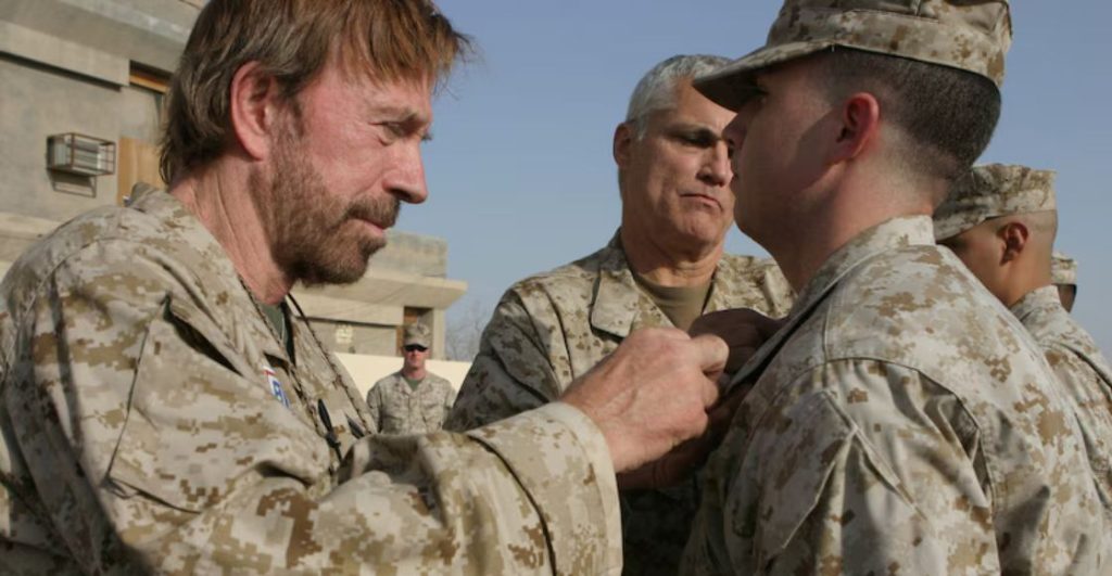 Chuck Norris en el ejército