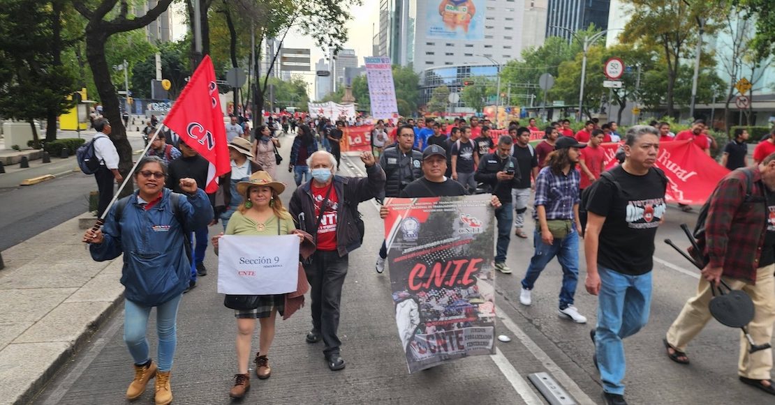 Paro nacional de 72 horas, marcha y plantón de la CNTE