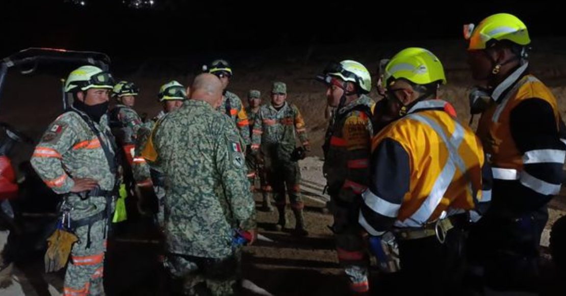 Colapso en mina de Sinaloa: continúa rescate de mineros atrapados