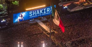 concierto gratuito de shakira en el zocalo cdmx