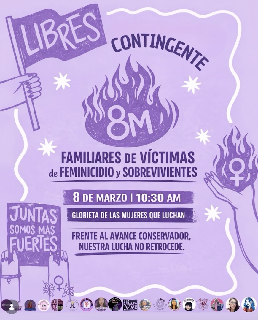 8M 2026: Ruta, horarios y contingentes de la marcha en CDMX