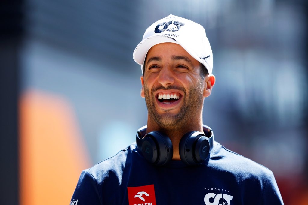 Daniel Ricciardo en su etapa en AlphaTauri