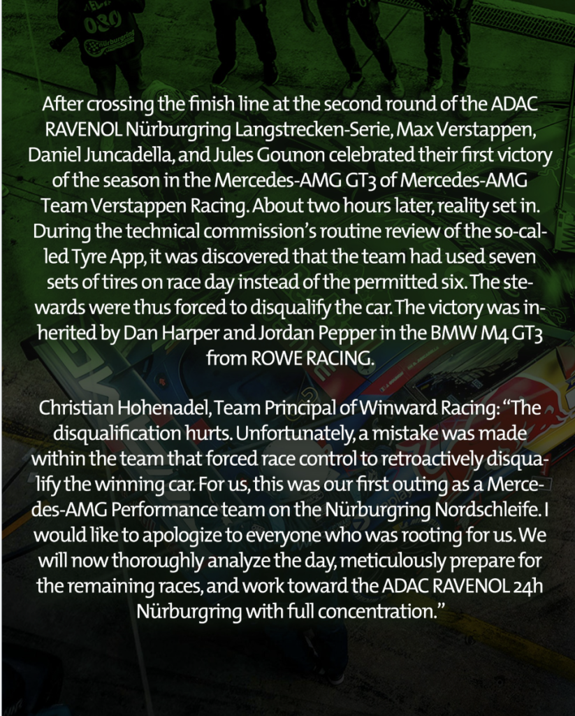 Comunicado oficial Nürburgring Langstrecken-Serie