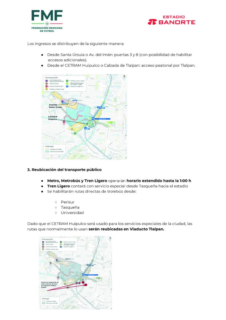 No habrá estacionamiento en el Estadio Azteca